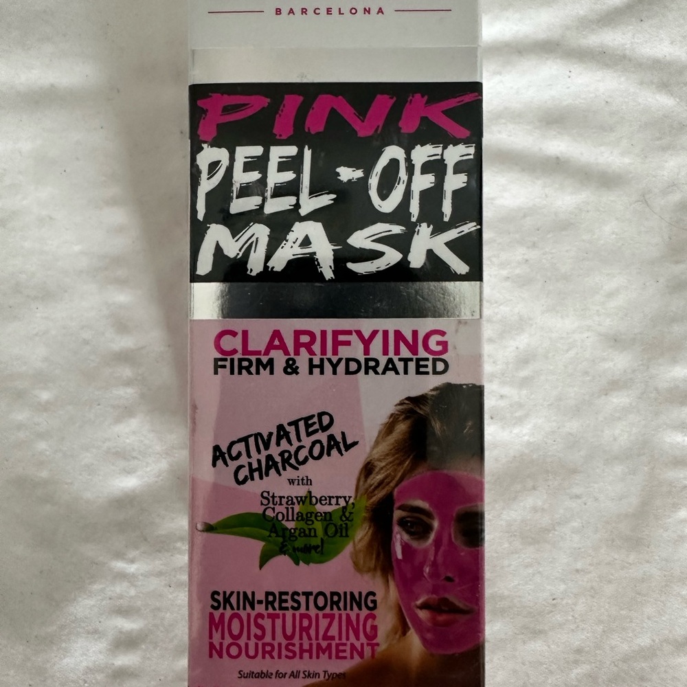 NIB Pink Peel-Off Mask - Firm & Hydrated